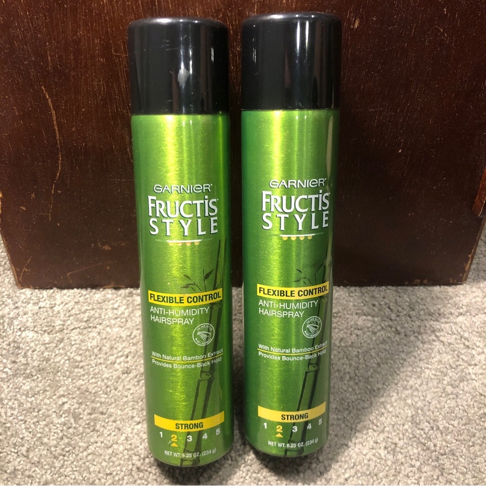 X2 Garnier Fructis Style Flexible Control Hairspray Bounce-Back Strong Hold